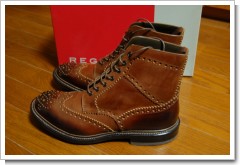 REGAL メンズ ウィングチップ ブーツの写真